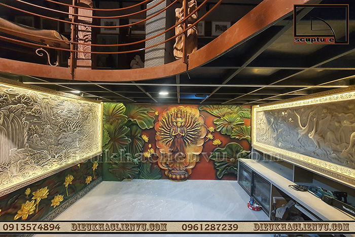 Ứng dụng của ngành điêu khắc tranh phù điêu trong lĩnh vực trang trí là vô cùng giá trị